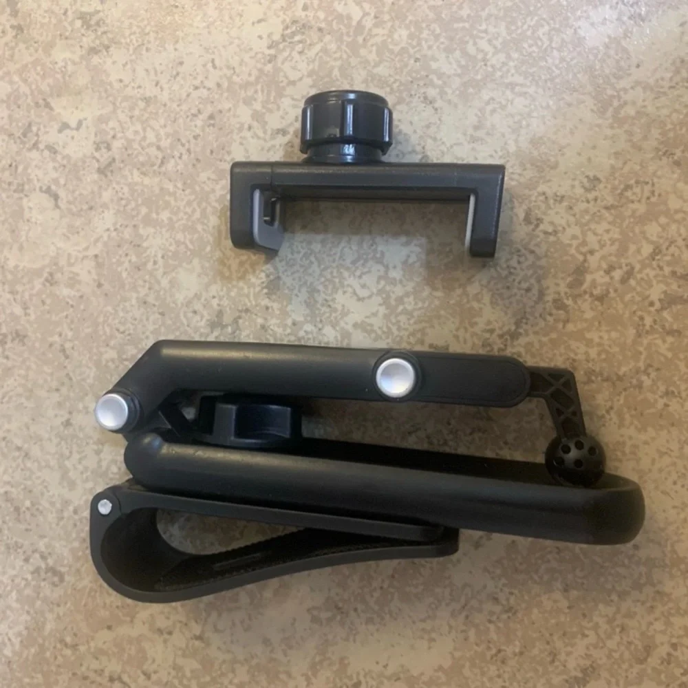 New! Black Universal Car Sun Visor Cell Phone Holder.